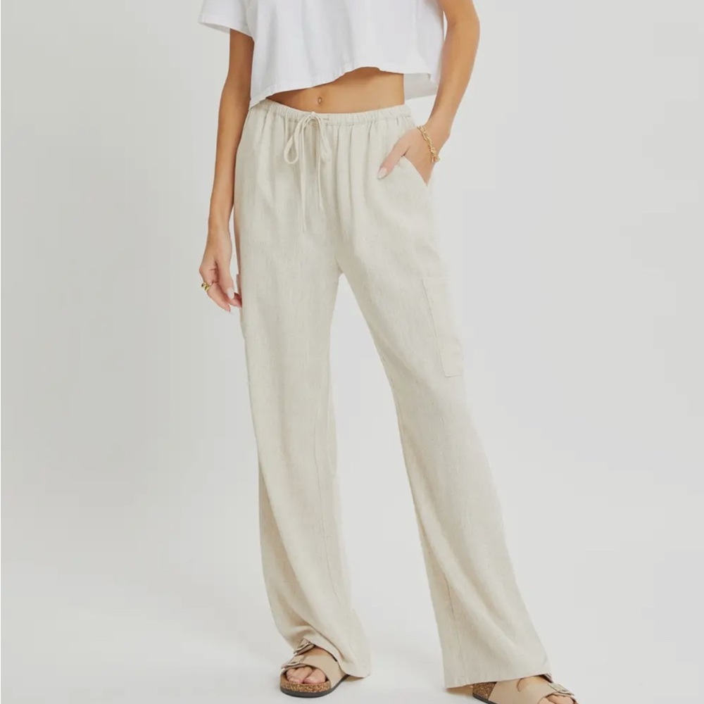 Casual is Chic Linen Pull on Pants